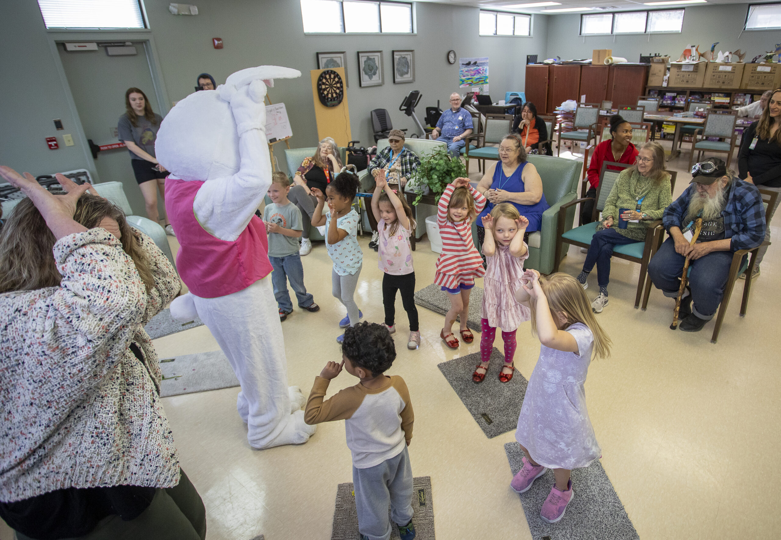 Easter Bunny hops into day program for visit with youngsters and their senior friends | News, Sports, Jobs - Lawrence Journal-World: news, information, headlines and events in Lawrence, Kansas - Vimarsana News